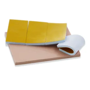 1-5W 1mm Thermally Conductive Adhesive Silicone Membrane Composite Thermal Pad with PI Film