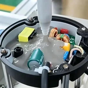 1.5 W/mK Transparent Two-Part Silicone Potting Glue for Electronics High-Temperature Resistance up to 200°C