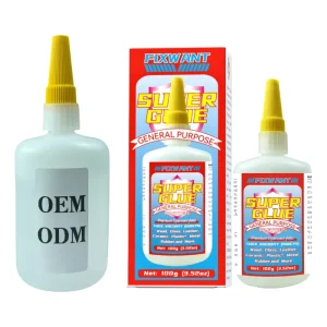 100g FWT035 Thick Liquid CA Adhesive for PVC Wood Metal and Plastic