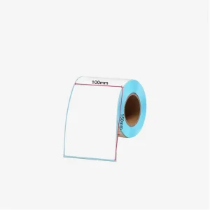 100mm*150mm Self adhesive Direct Thermal Shipping Labels 325 Labels Roll Perforated Between Labels