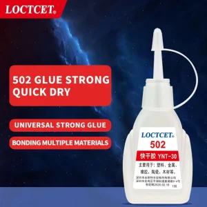 High-Strength 10g Woodworking Super Glue, Ethyl Cyanoacrylate Acrylic-Based Adhesive Packaging Raw Material