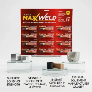 12-Piece Pack Cyanoacrylate Adhesive for Multiple Materials