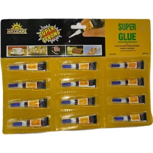 12 Pieces/Card Cyanoacrylate Adhesive Private-Label Aluminum Tube Strong Glue for Footwear