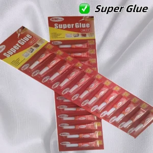 12pcs Long-Strip 502 Liquid Glue for Rubber and Plastic