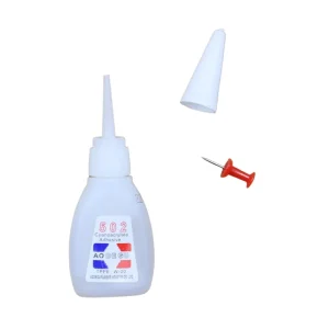15 mL Fast-Setting 502 Super Glue Instant-Bonding Cyanoacrylate Adhesive for Leather, Rubber, Metal and Office Supplies
