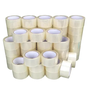18mm Clear Pressure Sensitive BOPP Carton Sealing Tape 10m