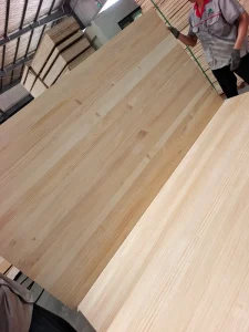 18mm Solid Wood Natural Color AB Grade Pine Edge-Glued Finger-Joint Panels for Furniture