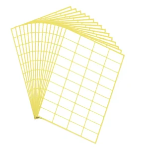 19*38mm Self-Adhesive Sticker Label Sheet Paper Compatible with Inkjet and Laser Printers for File Folders Envelopes