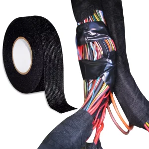 19 mm Heat-Resistant Polyester Fabric Fleece Automotive Wire Harness Tape