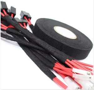 19mm x 15m Dustproof Automobile Wire Harness Cloth Adhesive Tape for Cable Protection