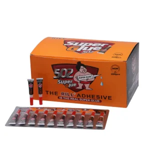 1g Instant Strong Adhesive Small Tube Cyanoacrylate Adhesive Fast-Drying 502