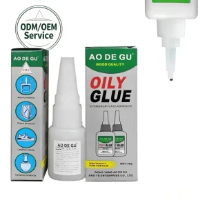 20 g Oil-Based Cyanoacrylate Adhesive for Woodworking and Metalworking, Single Pack