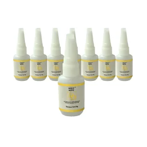 20 g 2000 CPS Clear Cyanoacrylate Adhesive for Nail Salons, Leather, Construction and Packaging