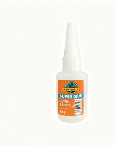 20 g Super Glue Cyanoacrylate Adhesive for Metal, Rubber, Plastic, and Ceramics, Instant Bonding for the Construction and Transportation Industries