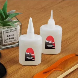 20 g Fast-Drying Cyanoacrylate Glue with Dropper Nozzle for DIY Crafts Hobby and Models