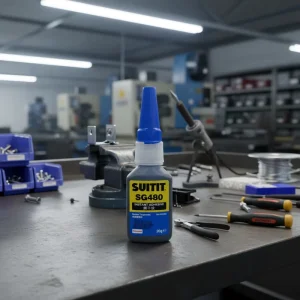 20 g Fast-Drying Cyanoacrylate Adhesive, Super Glue 401/406/460/480/495 for Plastic and Metal Bonding, Packaging, Woodworking and Transportation