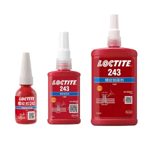 243 Blue Medium-Strength Primerless Threadlocker Anaerobic Adhesive for Metal