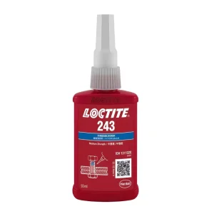 243 Blue Medium-Strength Removable Anaerobic Threadlocker for Metal Screw and Bolt Fastening 50ml 250ml