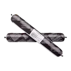 252 Polyurethane Marine-Grade Industrial Sealant and Adhesive for Elastic Bonding, Black/White/Gray, 600ml