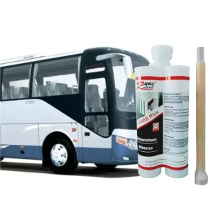 2K Car Glazing Caulk Sheet Metal Adhesive, Auto Glass Polyurethane Sealant Adhesive for Auto Body Panel