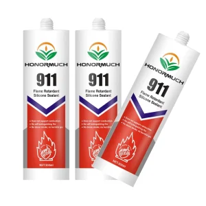 300ml High Temperature RTV Silicone Sealant Glue Adhesive Firestop and Weatherproof for Construction Use