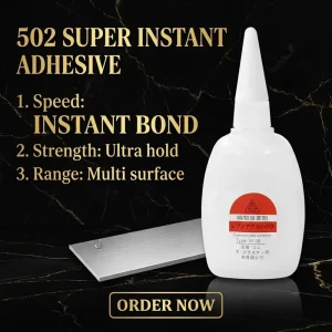 Manufacturer High-Strength 30 g 502 Super Glue Liquid Adhesive for Transportation, Fast-Drying Cyanoacrylate Multipurpose Adhesive