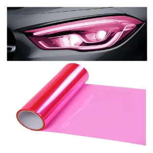 30cm x 100cm PVC Car Headlight Protective Film with Color-Changing Feature