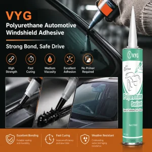 310ml Waterproof High-Strength Polyurethane PU Sealant for Vehicle Windshield and Auto Glass Repair