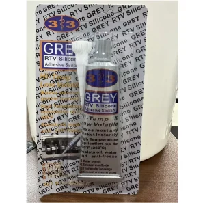 3+3 High-Temperature Grey RTV Silicone Gasket Maker Low-Volatile Epoxy Adhesive Sealant for Leather Bonding