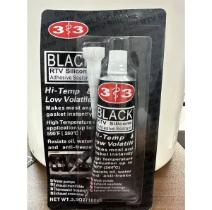 3+3 High-Temperature Silicone Gasket Maker Low-Volatile RTV Silicone Sealant