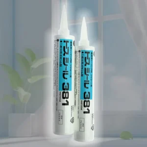 381 High Modulus Ketoxime Silicone Sealant Non Corrosive White for Aluminum Sash Frame Construction