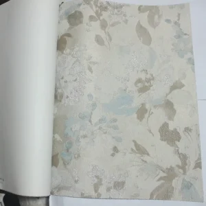 3D Floral Seamless Textile Vinyl Wallpaper