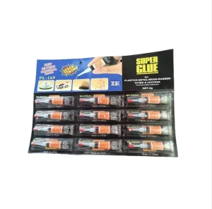 3G Transparent Aluminum Tube Cyanoacrylate Glue for Woodworking, Strong Glue for Packaging, High-Performance Adhesive and Sealant