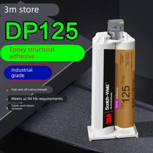 3M DP125 Epoxy Structural Adhesive High Strength Double Sided Waterproof for Metal Plastic Glass Ceramics Wood Marble