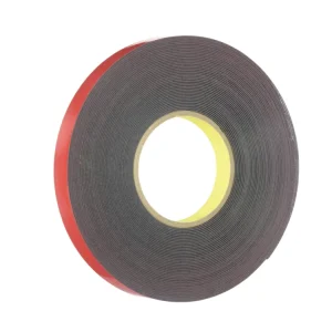 3MM Automotive Acrylic Plus Attachment Tape 06382 Black 1.12mm 1 2 in X 20YD Waterproof (poly Bag Package)