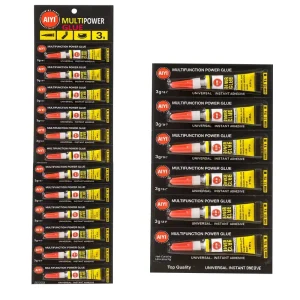 3g Cyanoacrylate Fast-Drying Super Glue, Long Shelf Life, for Woodworking and Construction, Factory Direct Price