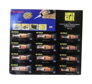 3g Aluminum Tube Cyanoacrylate Adhesive Super Bonding Glue for General Purpose Gel Glue