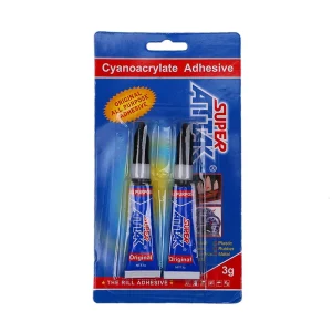 High-Performance Factory-Direct Construction Adhesive, 3 g Universal Strong 502 Glue for Ceramic and Leather Repair, Acrylic, European Standard