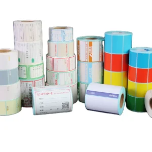 4 x 6 Inch Blank Waterproof Direct Thermal Shipping Labels with Barcode, Self-Adhesive Paper Stickers