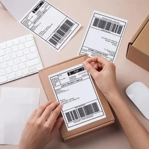 4″x6″ Direct Thermal Perforated Self-Adhesive Paper Labels