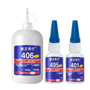 Wholesale Price Glue 401, 406, and 495 for Daily Maintenance, Office Repairs, Factory Production Lines, Durable Adhesion, and Cyanoacrylate Applications