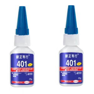 Factory Direct Price 401 Multipurpose Fast-Penetrating Impact-Resistant Glue for Metal, Plastic, and Rubber Bonding, CA Adhesive