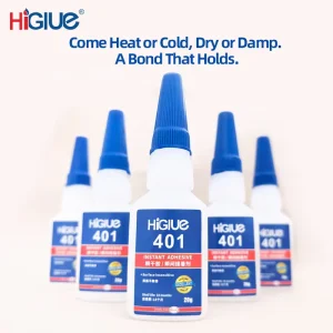 401 General Purpose Instant Super Glue Fast Curing Cyanoacrylate Adhesive for Metal Plastic Rubber Wood Porous Materials Bonding