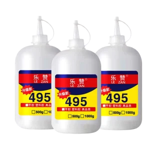Professional-Grade 401 Medium-Viscosity, 406 Low-Viscosity, 495 High-Strength Industrial Cyanoacrylate Adhesive