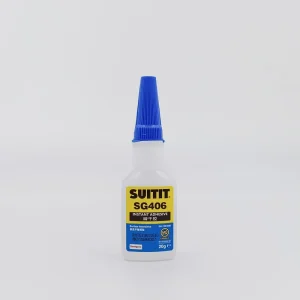 Industrial-Grade 406 Cyanoacrylate Adhesive, Fast-Curing, for Multiple Materials
