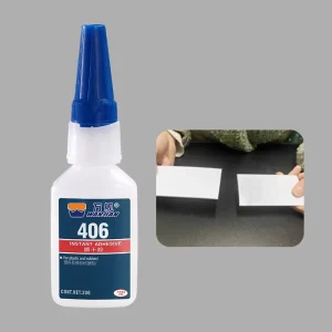 Quick-Drying 406 Super Glue, 20 g, Eco-Friendly, High-Strength, Shock-Resistant, for Plastic, Metal and Ceramic, Packaged