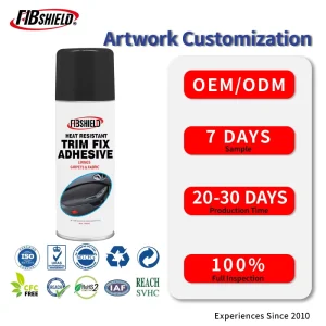 450ml OEM Automotive Trim Fix Spray Adhesive for Headliners Panels and Carpets