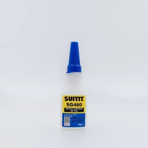 460 Non-Whitening Low-Odor Instant Cyanoacrylate Adhesive, Industrial Fast-Curing Strong Glue for Bonding Plastic, Rubber, and Metal