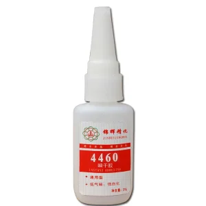 460 Low-Odor Low-Bloom Industrial Cyanoacrylate Adhesive and Sealant