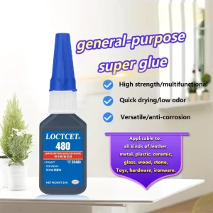 480 Universal Instant Adhesive Multi-Purpose Glue for Wood Paper Leather Fabric 20g